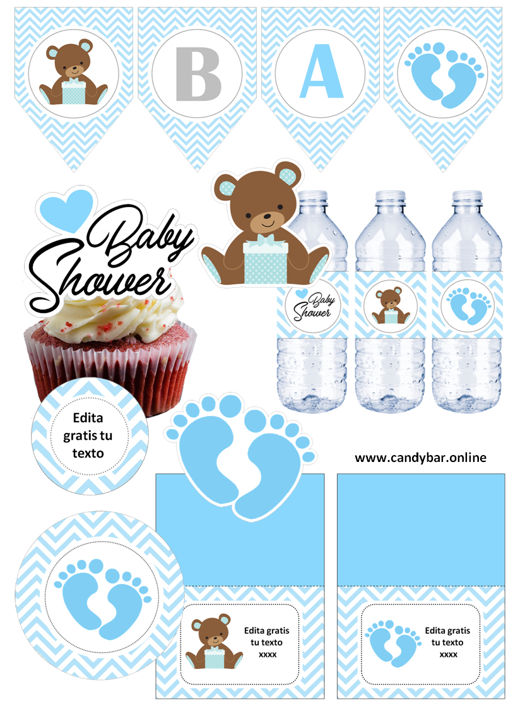 Kit imprimible Baby shower