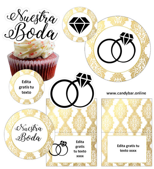 Candy bar para Boda gratis