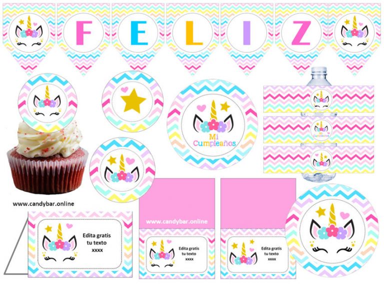 Candy bar de unicornio gratis